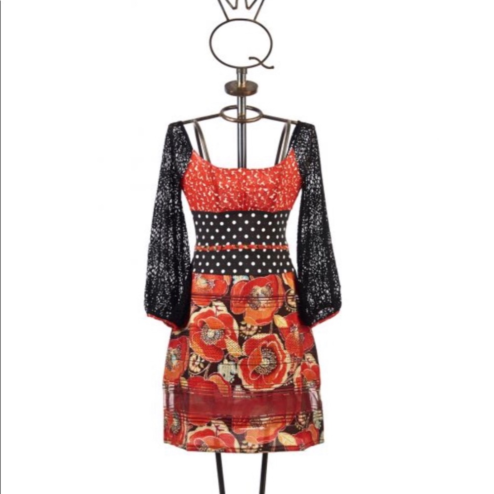 Save the queen mini red party dress